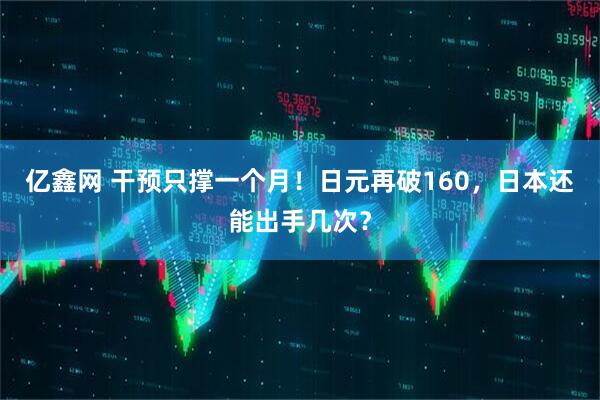 亿鑫网 干预只撑一个月！日元再破160，日本还能出手几次？